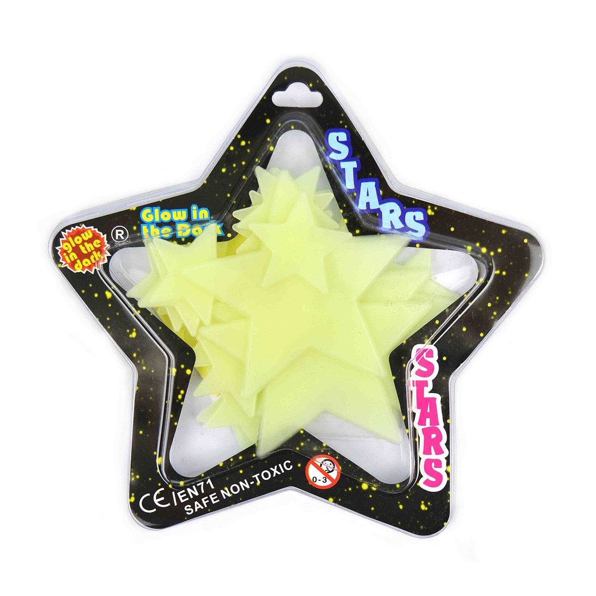 Luminous sticker figures